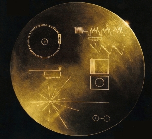 De Gouden Plaat van de Voyager, met daarop de Bulgaarse volksmuziek
